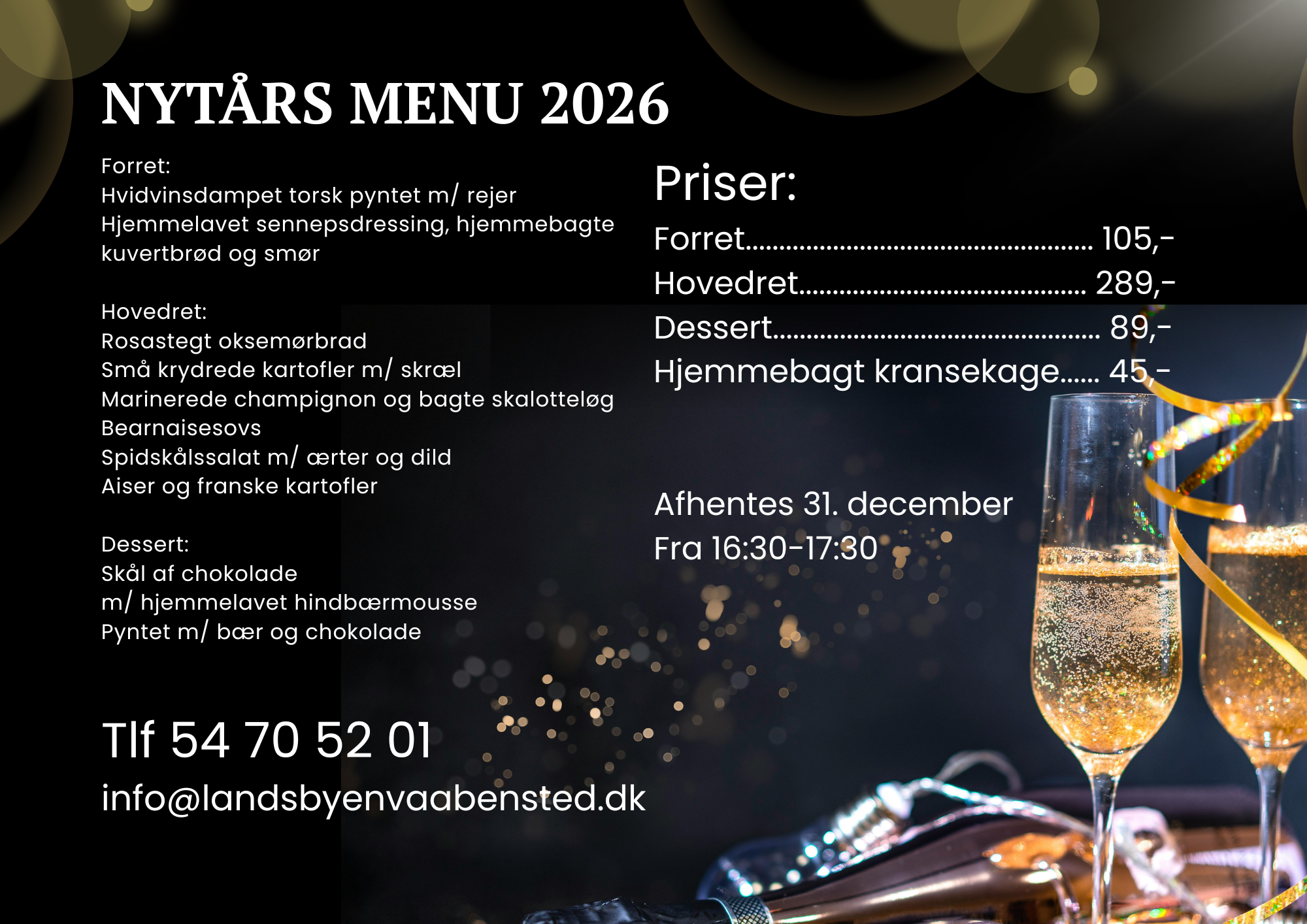 nytårs menu 2026